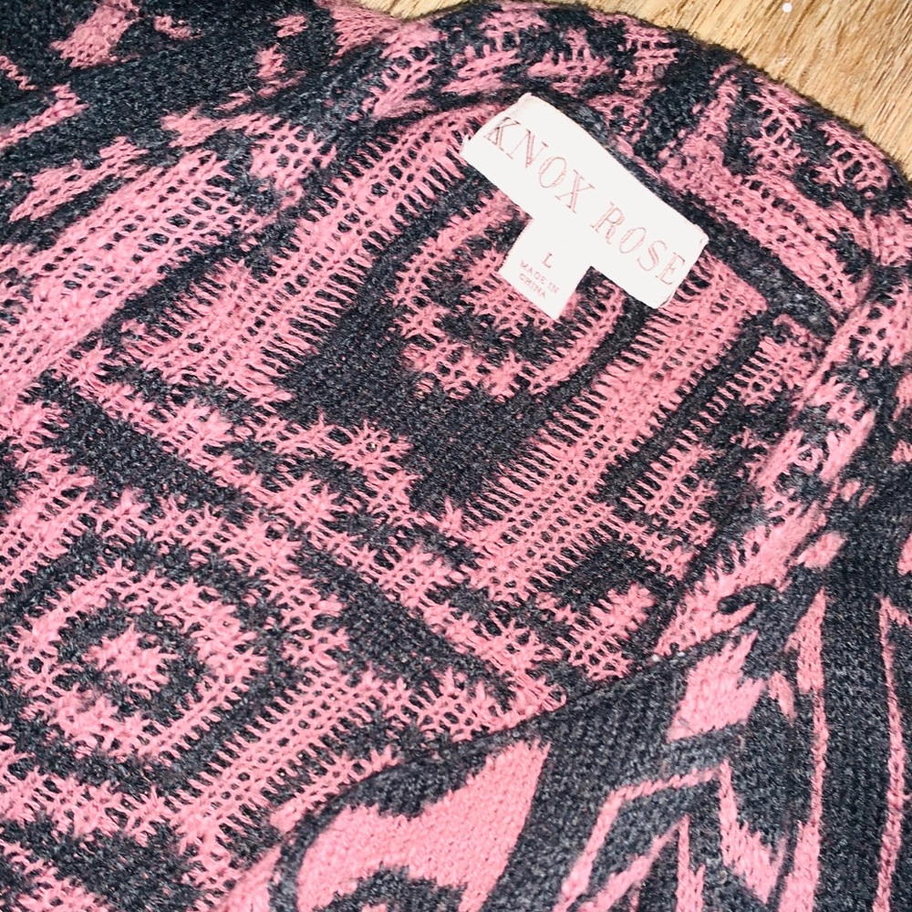 Purple & Black Flare Cardigan - Picture 2 of 2